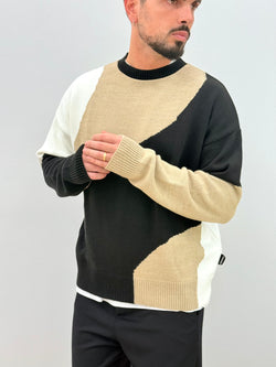 Collection of Pullover Amir Bicolor in a gallery layout